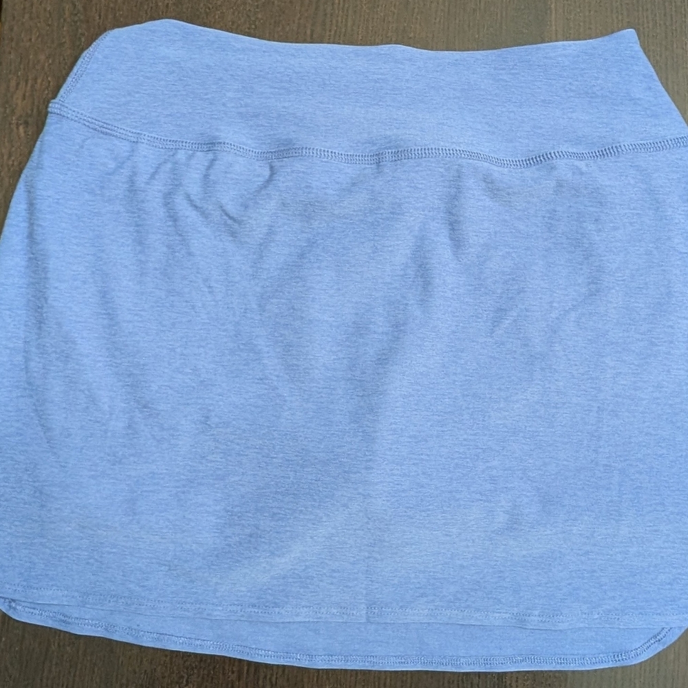 Beyond Yoga Spacedye Movement Skirt Tennis Athletic Indigo Heather Sz M Purple